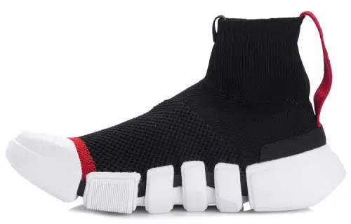 Li Ning Essence 2 High top Vintage Basketball Shoes Men's Black White