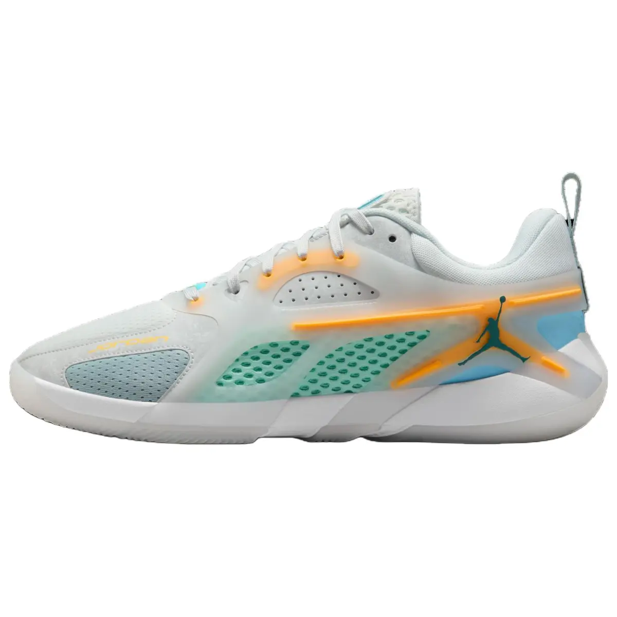 Jordan Heir Cushioning Abrasion Resistant Breathable Low top Basketball Shoes Men's Gray