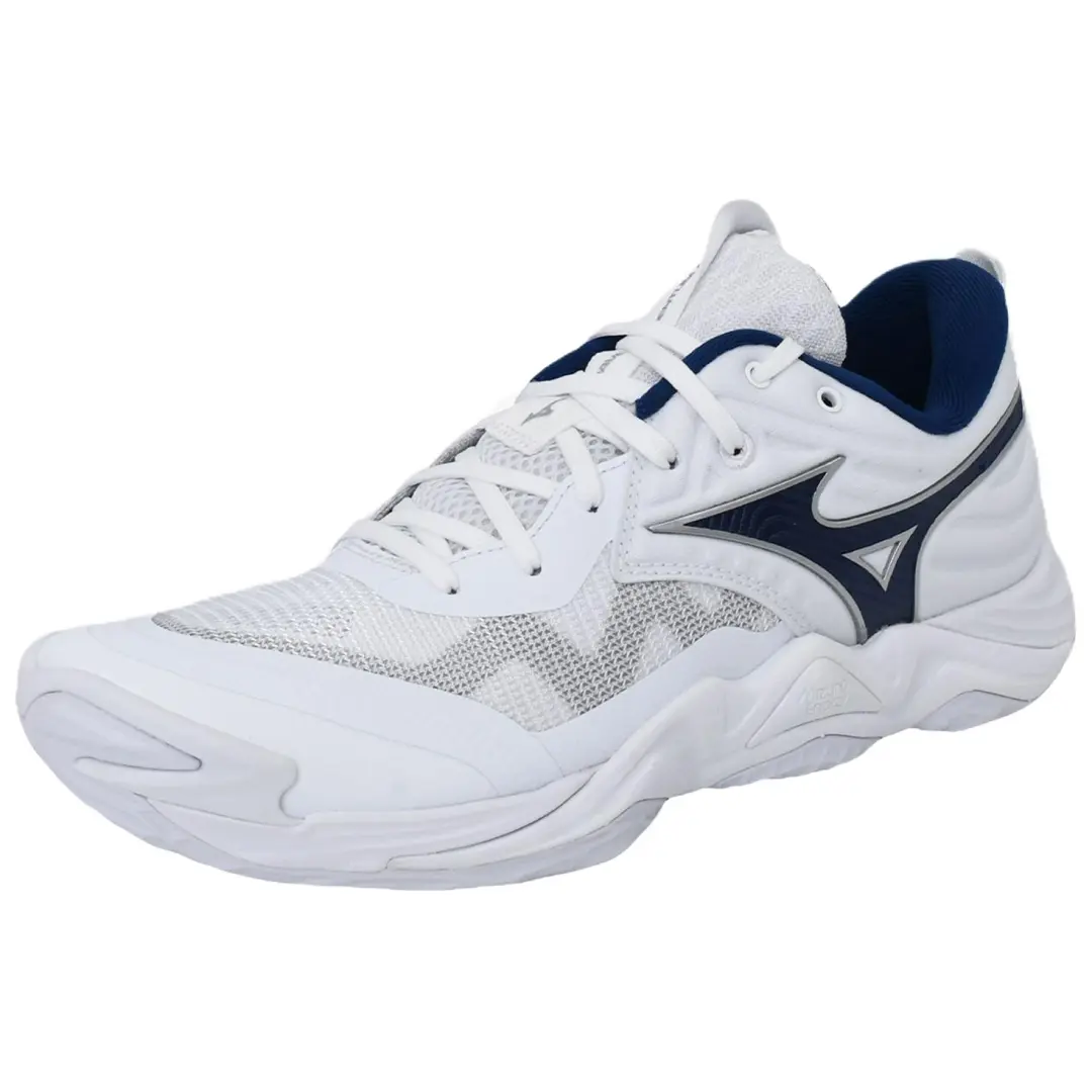 Mizuno WAVE MOMENTUM ELITE Slip Resistant Low top Training Shoes Unisex White
