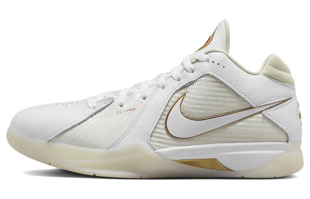 Nike Kd 3 Retro White Metallic Gold