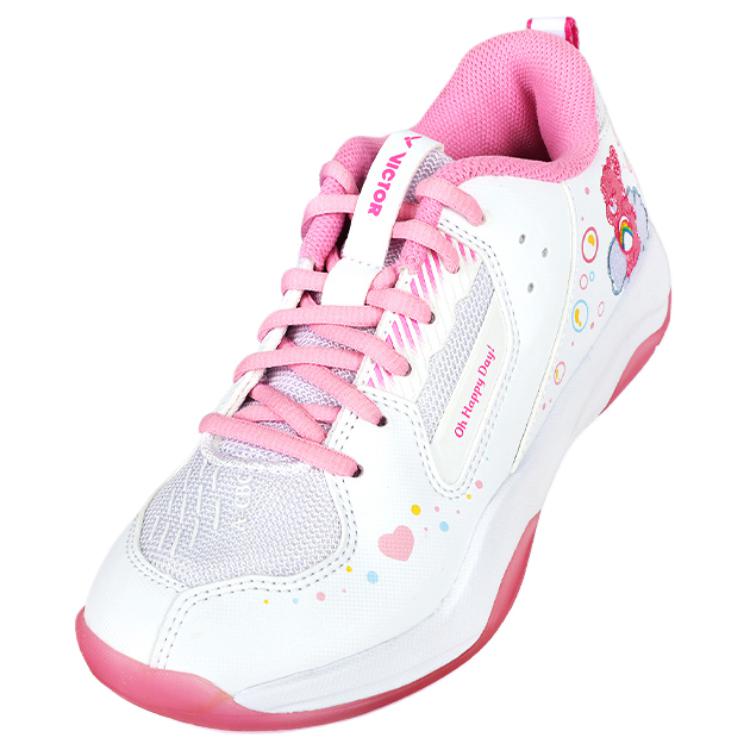 CARE BEARS x VICTOR Mesh, Synthetic Leather Comfortable Cushioning Slip Resistant Low top Badminton Shoes Women’s