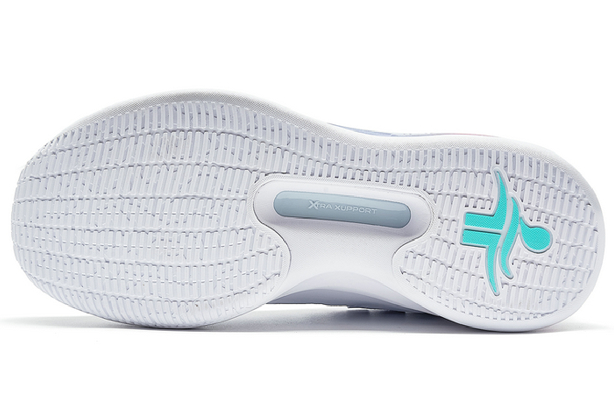 XTEP Lin Generation Abrasion Resistant Slip Resistant Mid top Basketball Shoes Men’s White