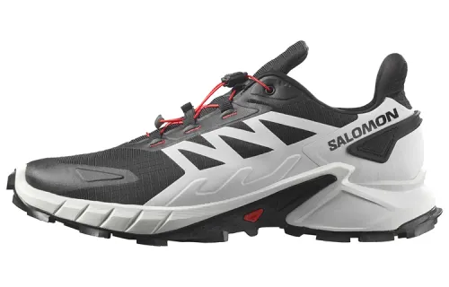 SALOMON Supercross 4 Low top Mountaineering Hiking Shoes Men's White Black