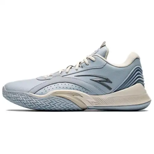 Anta Wind Tunnel 5 Slip Resistant Abrasion Resistant Low top Basketball Shoes Men's Blue White