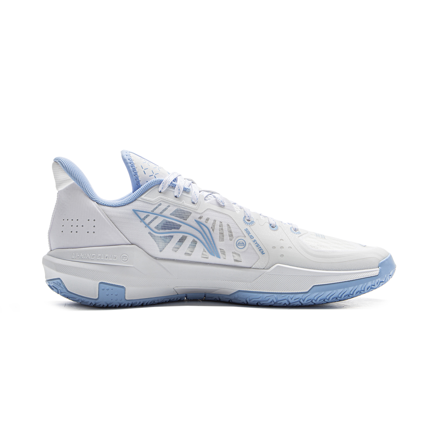 Li Ning Light Speed 3 Basketball Shoes Men’s Low Top White Blue
