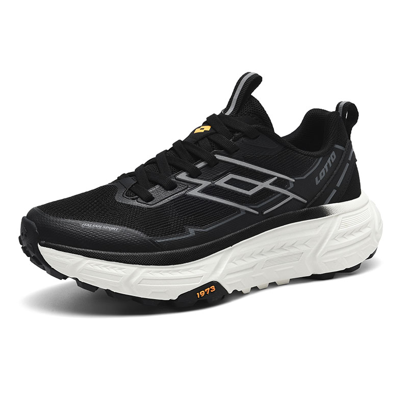 LOTTO Slip Resistant, Abrasion Resistant, Breathable, Lightweight Low top Hiking Shoes Women’s Black White