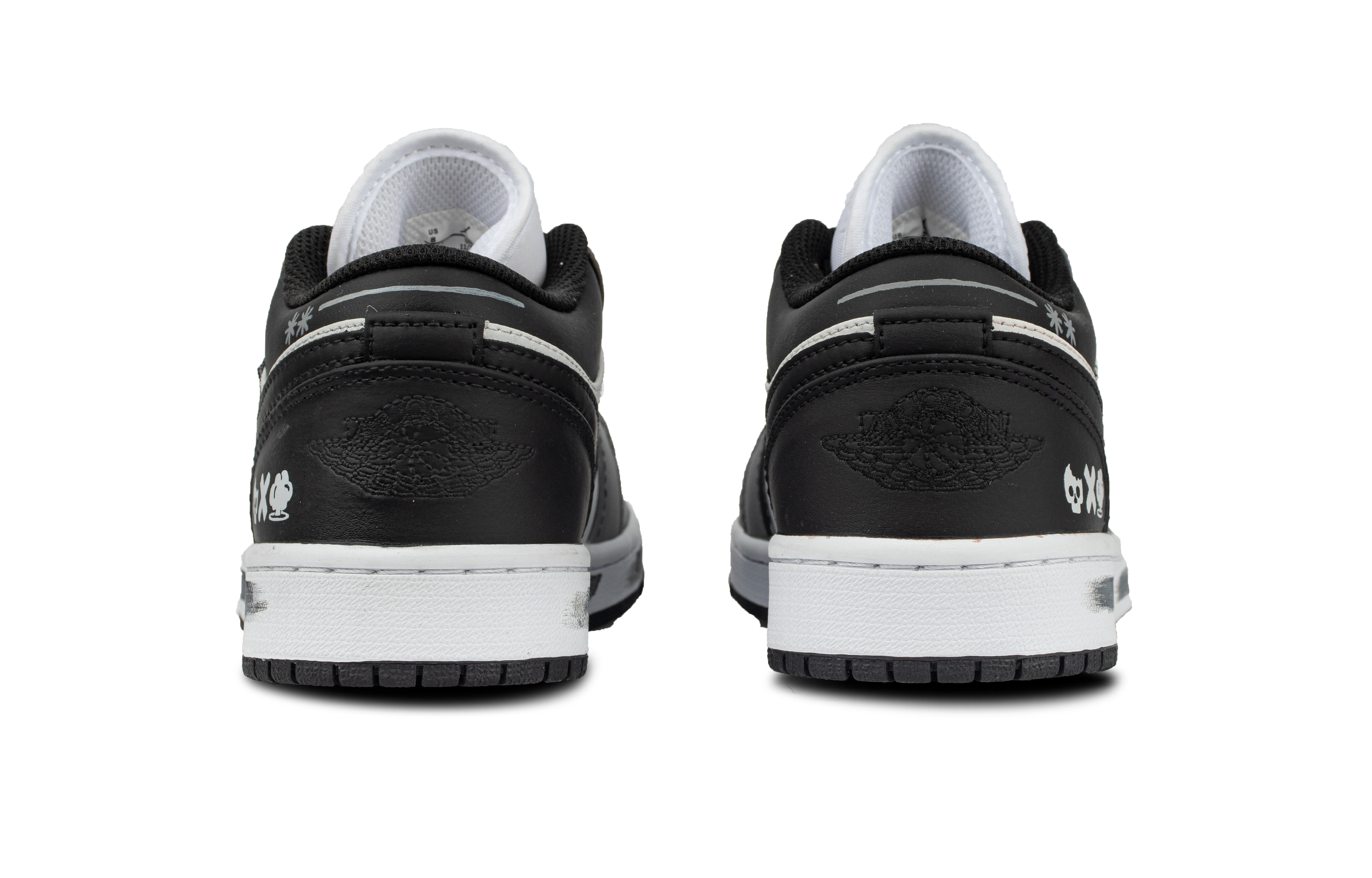 Jordan Air Jordan 1 Cushioning Breathable Cushioning Breathable Low top Vintage Basketball Shoes Unisex