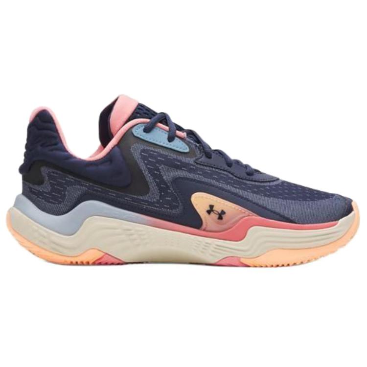 Under Armour Spawn 7 Breathable Low top Basketball Shoes Men’s Blue