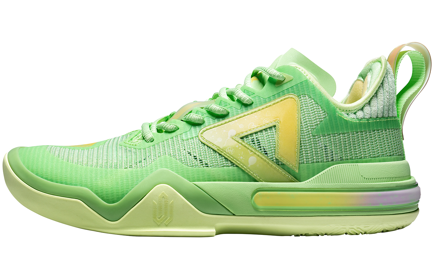 PEAK Andrew Wiggins AW1 Cushioning Slip Resistant Abrasion Resistant Low top Basketball Shoes Men’s Teal Box Included