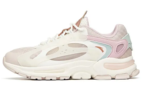 ANTA Chunky Sneakers Women's Low Top Lotus Gray/Ivory White/Smoke Purple
