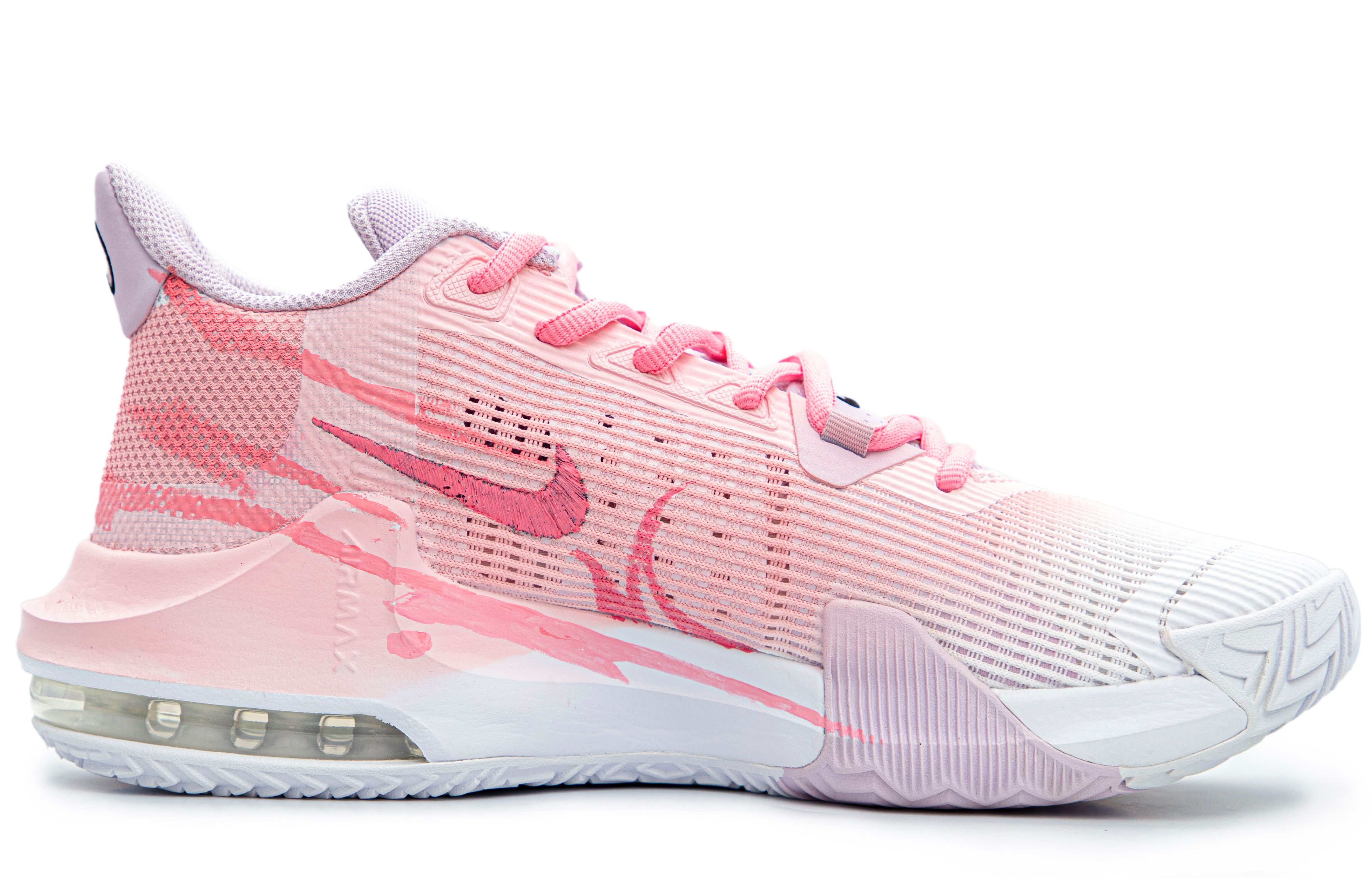 Nike Air Max Impact Crimson Flame Slip Resistant Abrasion Resistant Low top Basketball Shoes Men’s Red Pink
