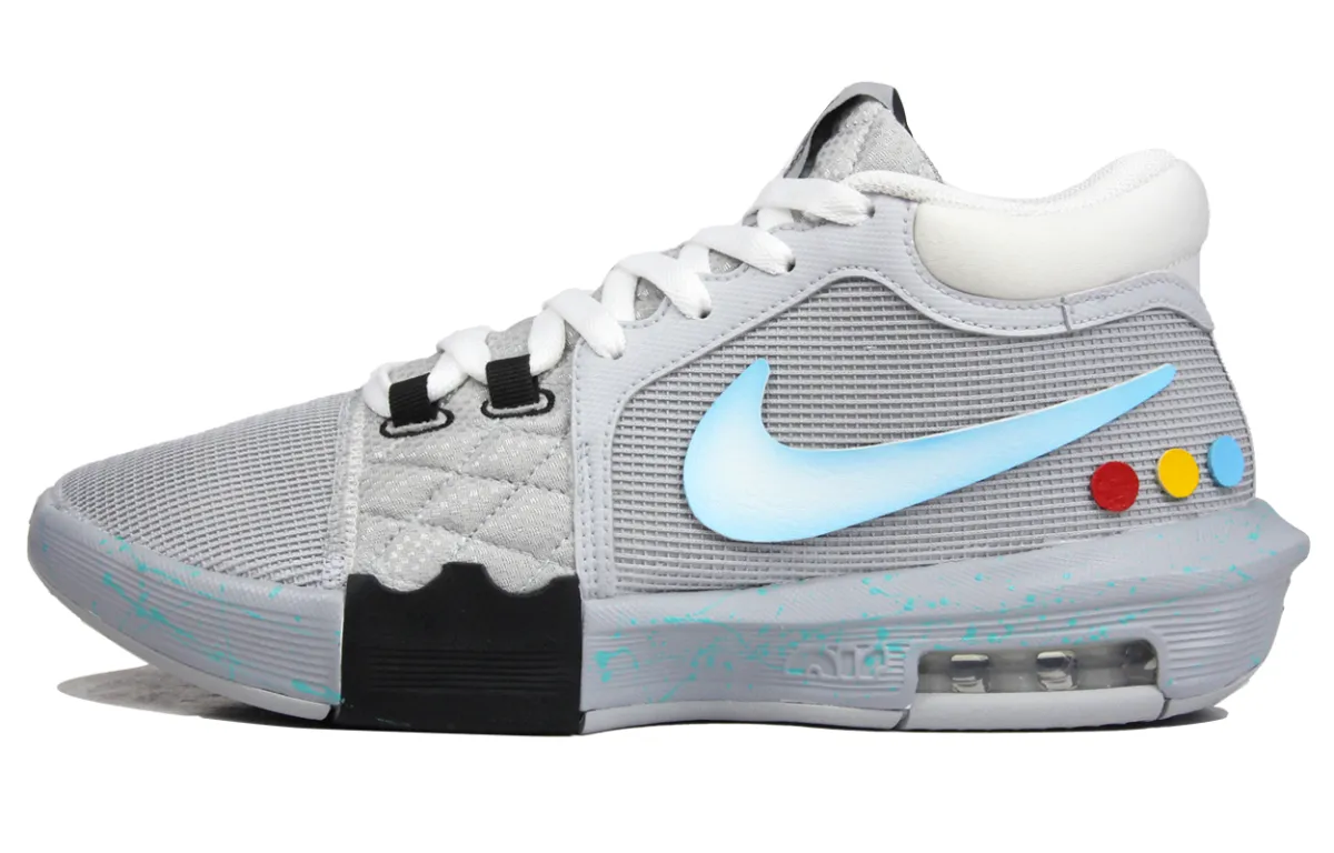 Nike Witness 8 Cushioning Slip Resistant Cushioning Slip Resistant Low top Basketball Shoes Men's Gray Blue