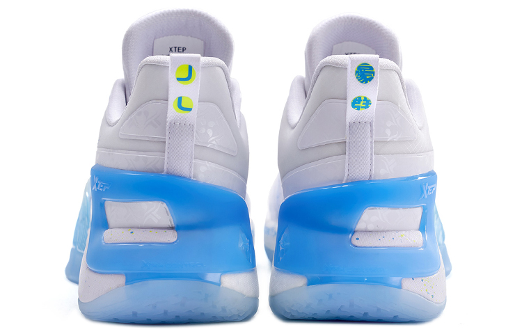 XTEP Jeremy Lin 2 Basketball Shoes Men’s Low Top White Blue