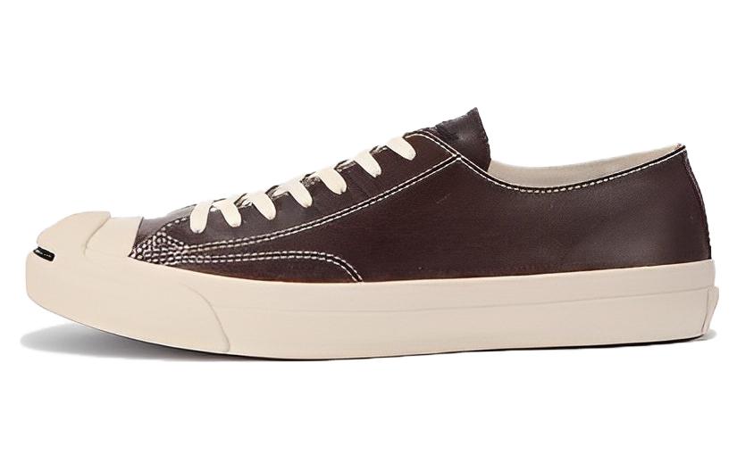 Converse Jack Purcell Olive Green Low top Canvas Shoes Unisex Brown Japan Version