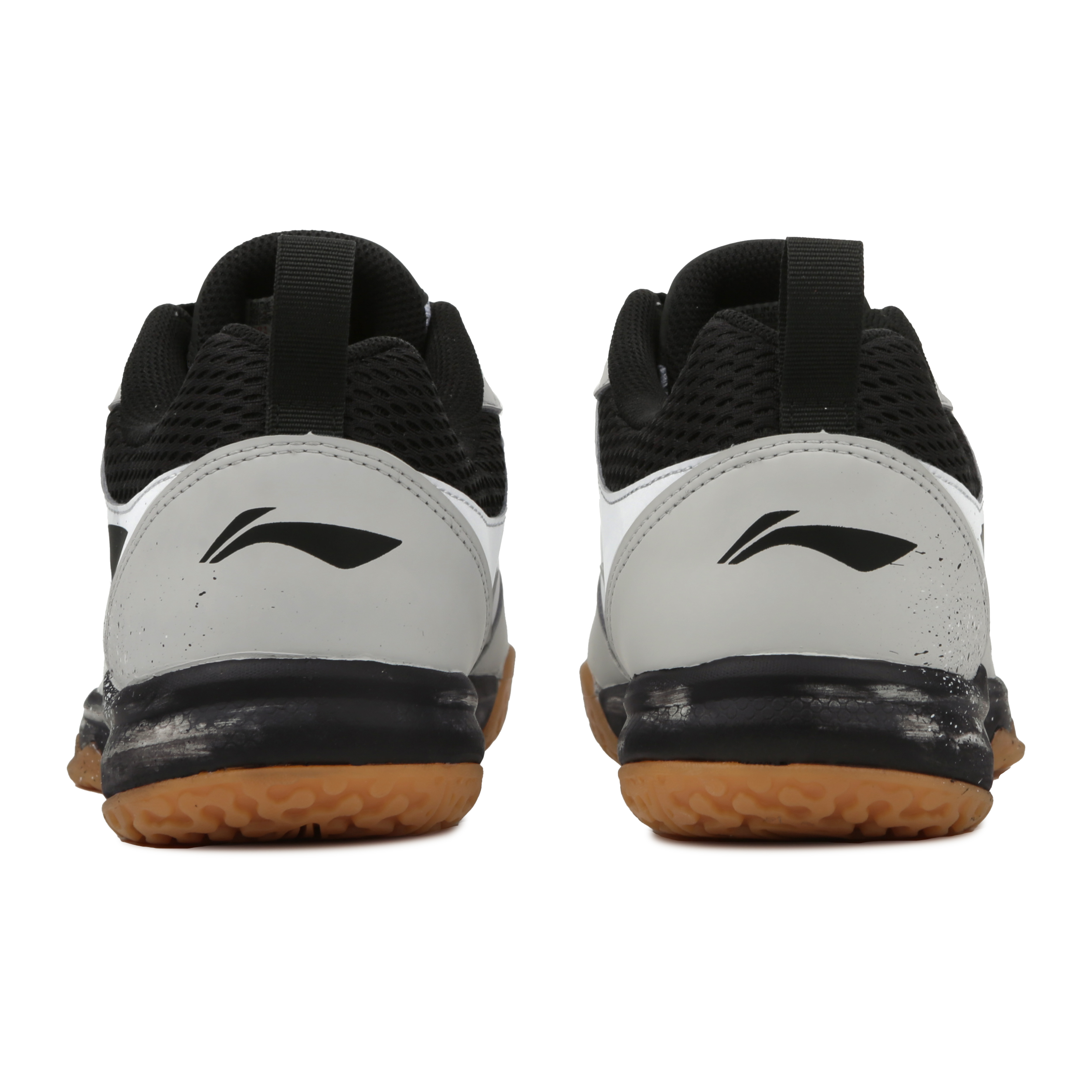 Li Ning Ace Cushioning, Wear Resistant Low top Badminton Shoes Unisex Gray