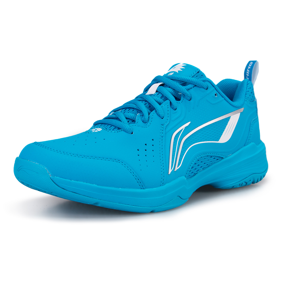 Li Ning Flying Eagle Abrasion Resistant Waterproof And Breathable Low top Badminton Shoes Unisex Blue