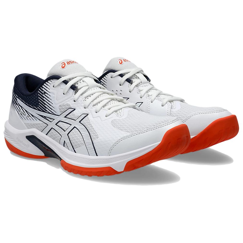 ASICS Beyond FF Synthetic Leather Cushioning, Wear Resistant Low top Training Shoes Men’s White