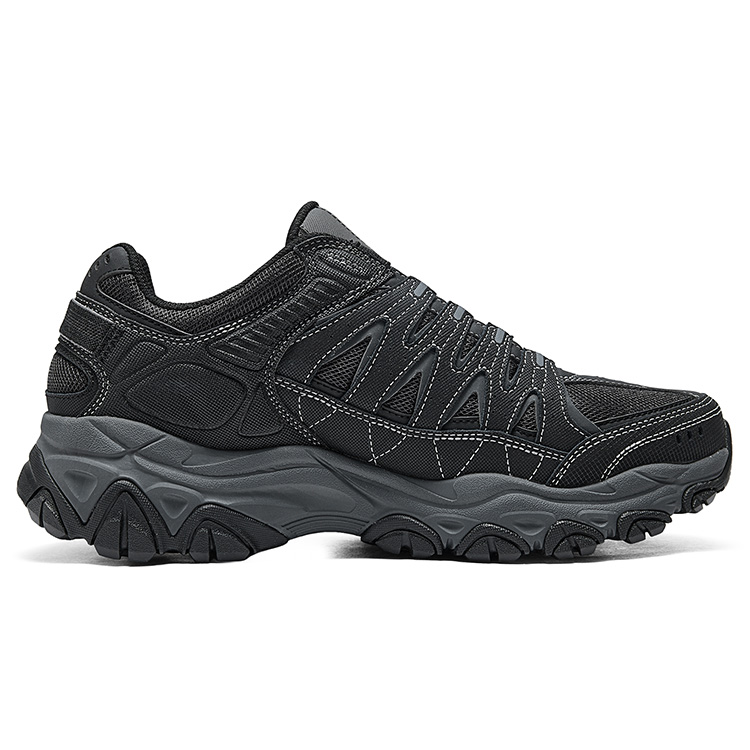 Skechers After Burn M.Fit 2.0 Cushioning Slip Resistant Abrasion Resistant Low top Mountaineering Shoes Men’s Black