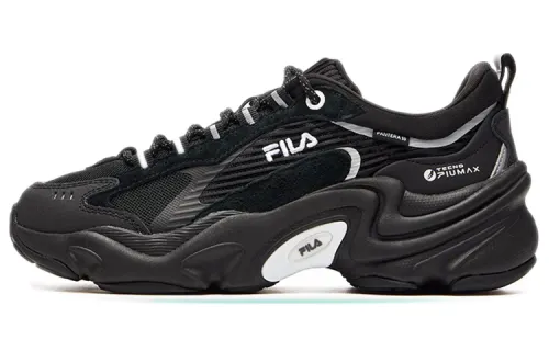 FILA Damping Wearable Platform Clunky Shoes Black Women's