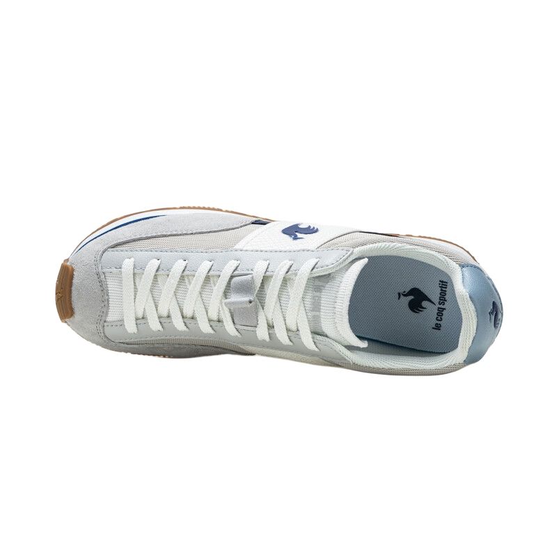 Le Coq Sportif Slip Resistant And Breathable Slip Resistant And Breathable Low top Cycling Shoes Men’s Gray White