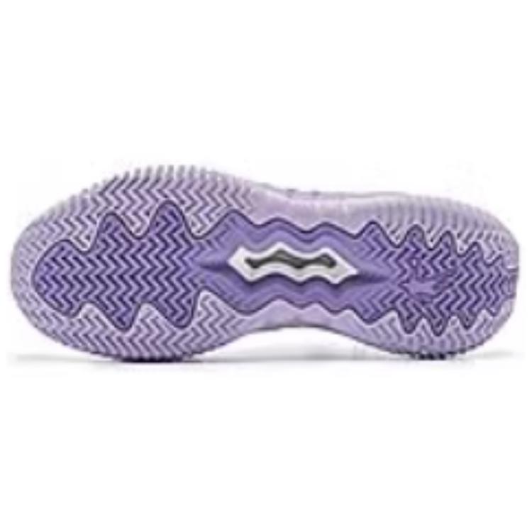 QIAODAN Slip Resistant, Abrasion Resistant, Breathable Low top Basketball Shoes Men’s Purple