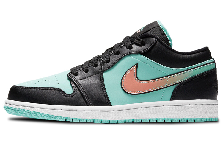 Jordan Air Jordan 1 low se \"tropical twist\" trendy color matching low top retro basketball shoes men's black Tiffany