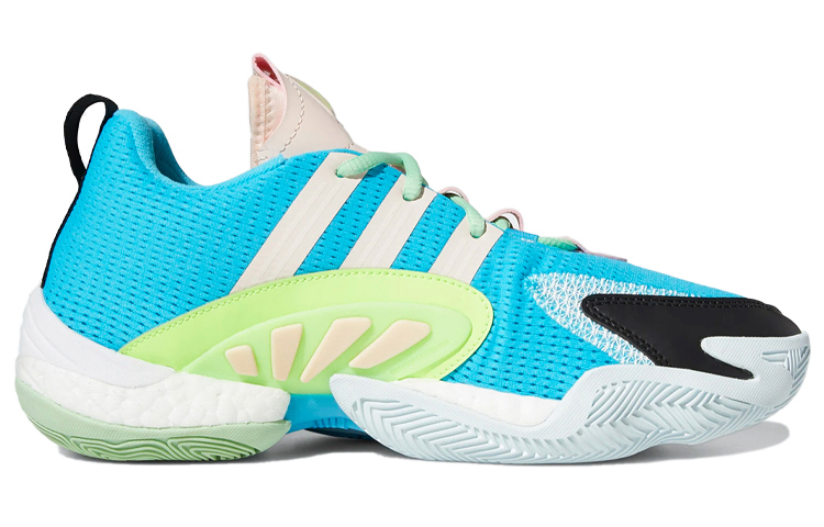 Мужские кроссовки adidas originals Crazy BYW 2.0 (сине-зелено-белые) — Синий / зелёный / белый — фото 2