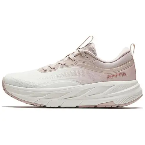Anta Divine Journey 10 Cushioning Slip Resistant Low top Training Shoes Women's White Pink