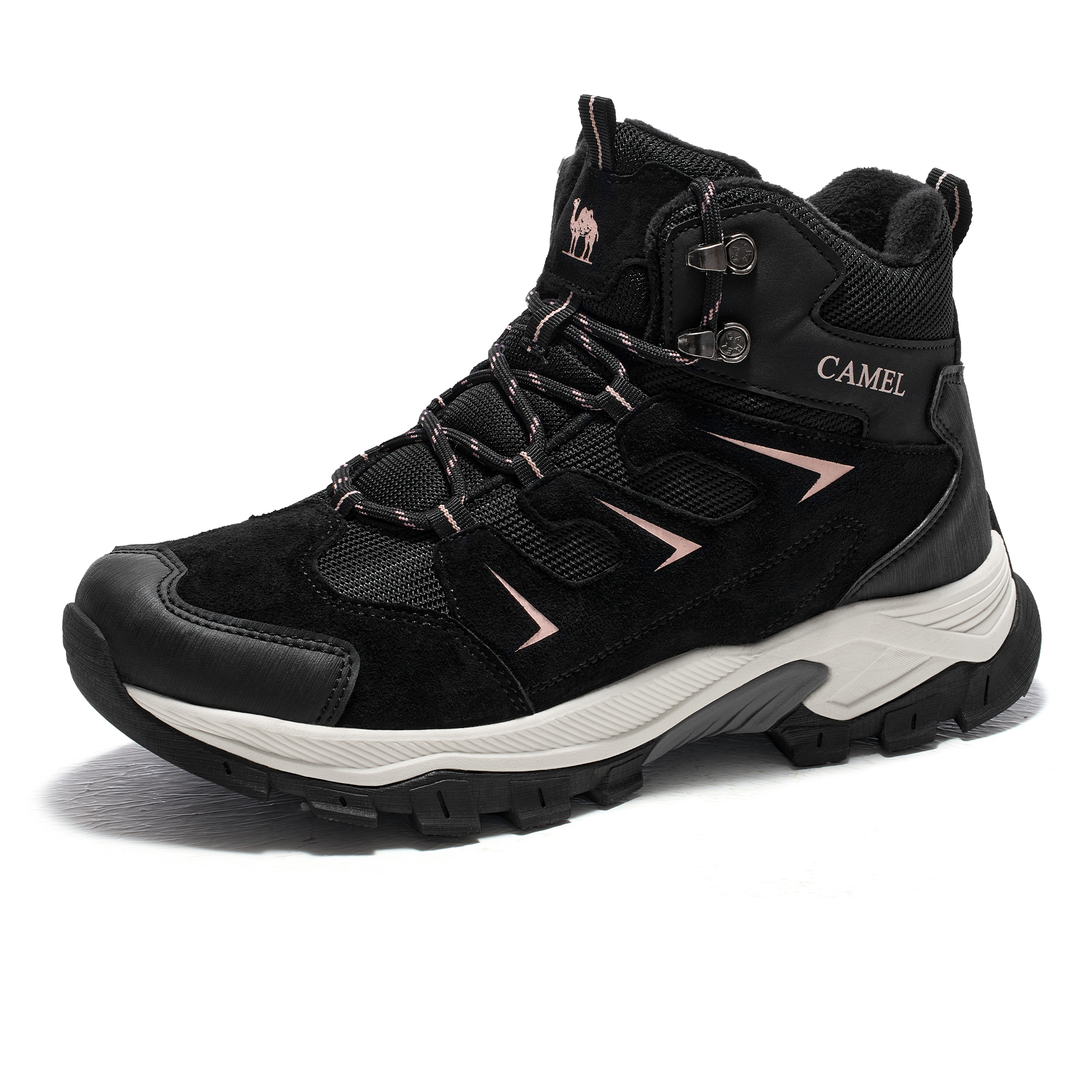 CAMEL Slip Resistant Abrasion Resistant High top Mountaineering Shoes Women’s
