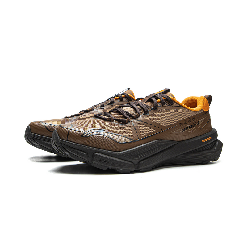 Li Ning Outdoor CF Tracing, Xinglan Low top Hiking Shoes Unisex Brown Cocoa Brown