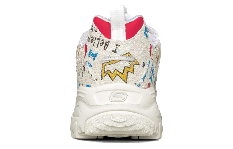Женские кроссовки Skechers D'LITES 1.0 (разноцветные) — фото 4