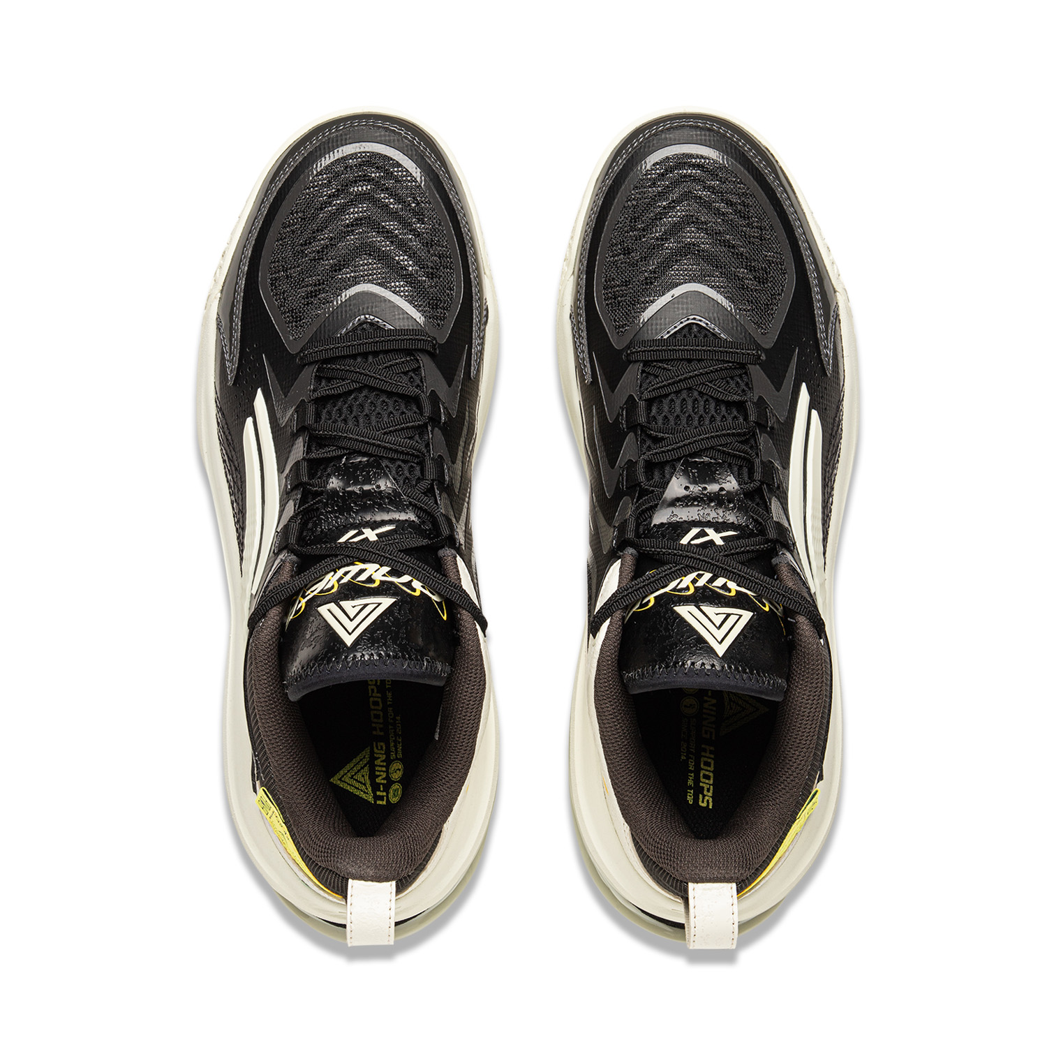 Li Ning Air Strike 11 Cushioning Slip Resistant Lightweight Low top Performance Basketball Shoes Men’s Black Gray