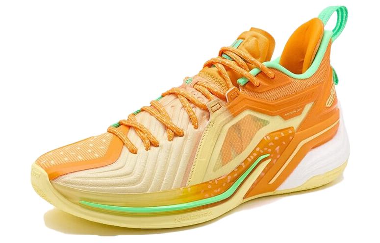 XTEP Jlin 3 Basketball Shoes Men’s Low Top Orange Yellow/Butter