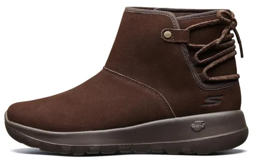Skechers ON THE GO Thermal Abrasion Resistant Short Snow Boots Women's Coffee