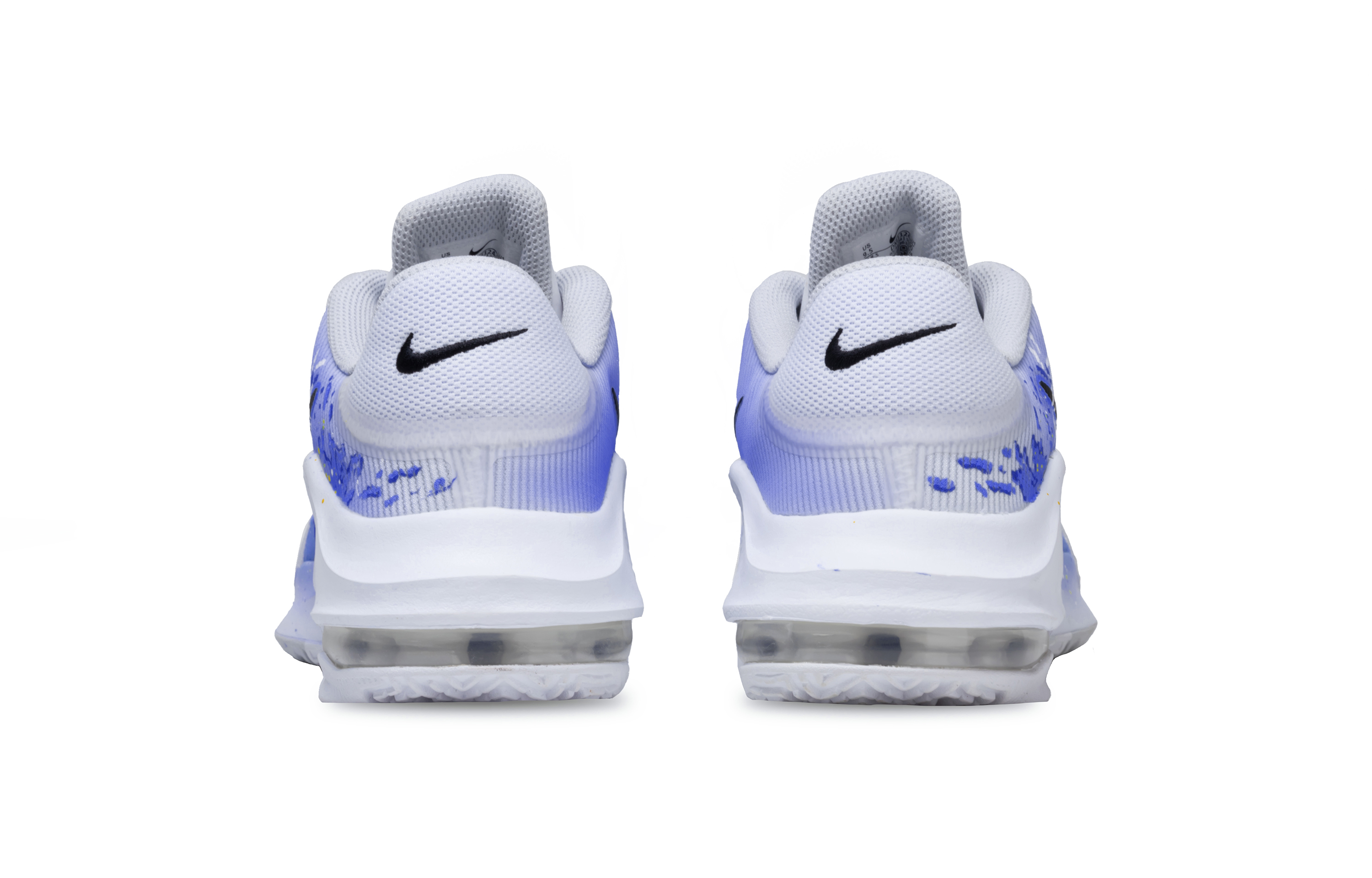 Nike Air Max Impact 4 Purple Oasis, Photonic Power Fabric Slip Resistant Abrasion Resistant Low top Basketball Shoes