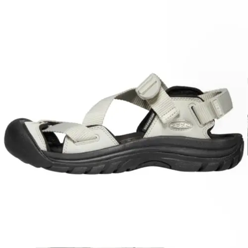 Keen Zerraport 2 Outdoor Casual Beach Sandals Women's Silver Black