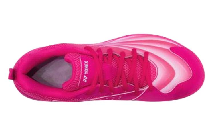 YONEX CFT 2 Cushioning, Wear Resistant Low top Badminton Shoes Unisex Peach Red