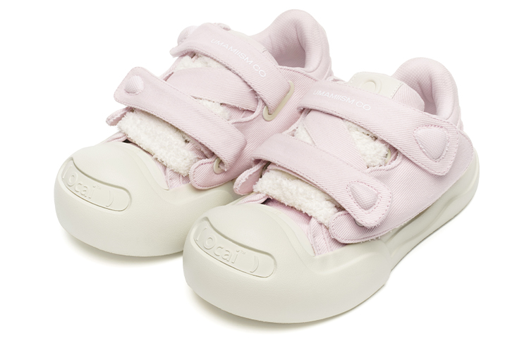 Umamiism x Ocai Dream Pink Wear resistant And Lightweight Low top Canvas Shoes Unisex Light Pink