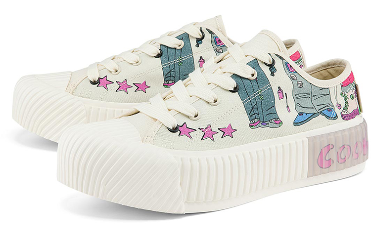 Kappa Player Collection Zhao Diyu Collaboration Casual Wear resistant And Lightweight Low top Canvas Shoes Women's