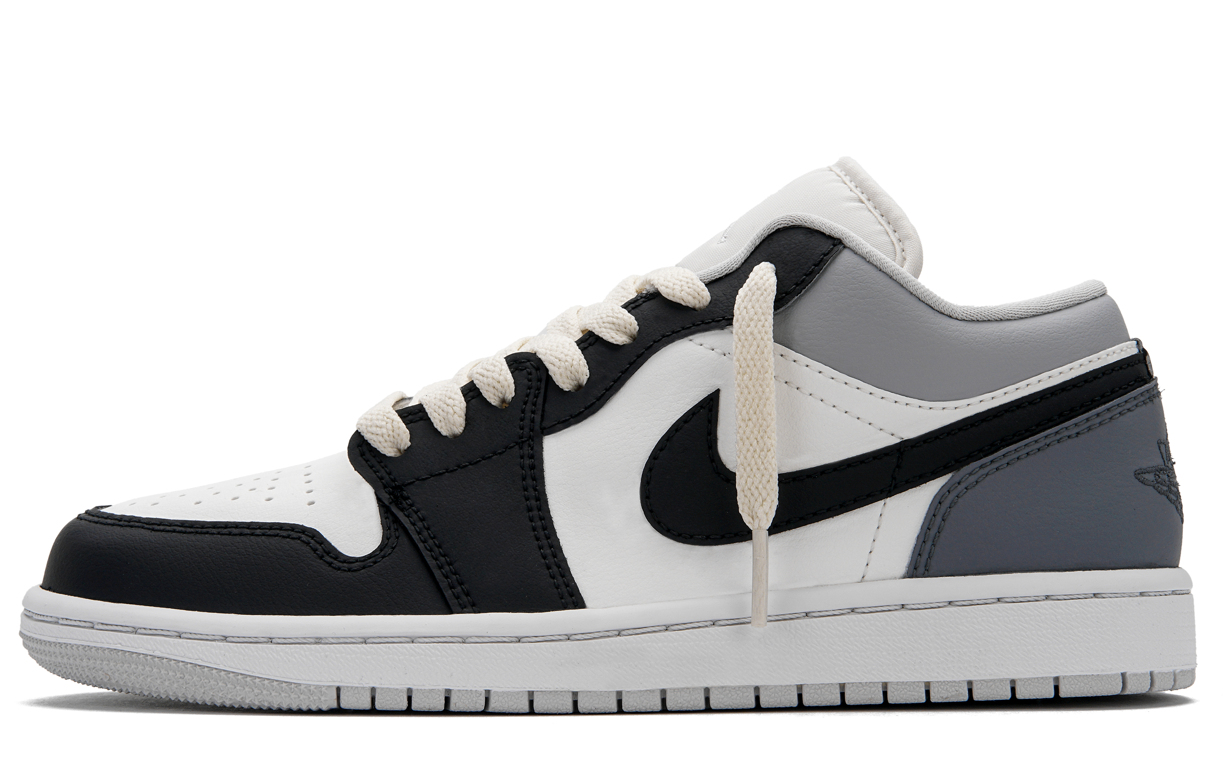 Jordan Air Jordan 1 Vintage Basketball Shoes Women’s Low Top Black Gray