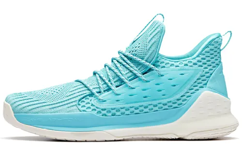 Anta Splash 1 Thompson KT shock-absorbing, non-slip, wear-resistant, low-top basketball shoes, men's blue and white