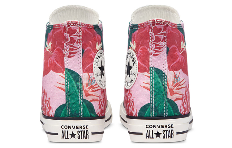 Кеды Converse Chuck Taylor All Star Hi (розово-зеленые) — фото 4