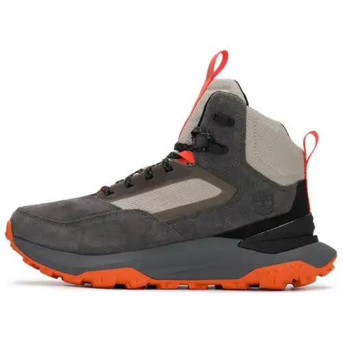 Timberland Motion Access Slip Resistant Abrasion Resistant High top Hiking Shoes Men's Gray