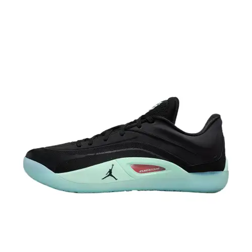 Jordan Cushioning Low top Basketball Shoes Unisex Black Green