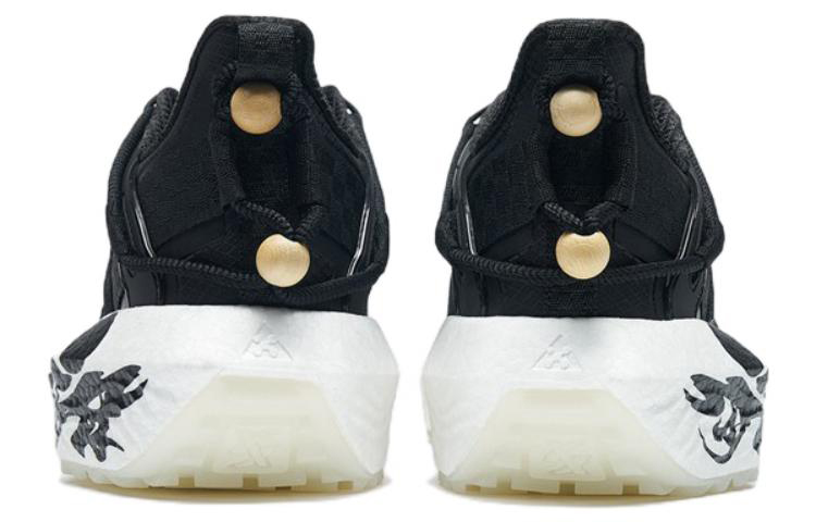 XTEP Shaolin Collection Slip Resistant, Abrasion Resistant, Breathable Low top Training Shoes Men’s Black