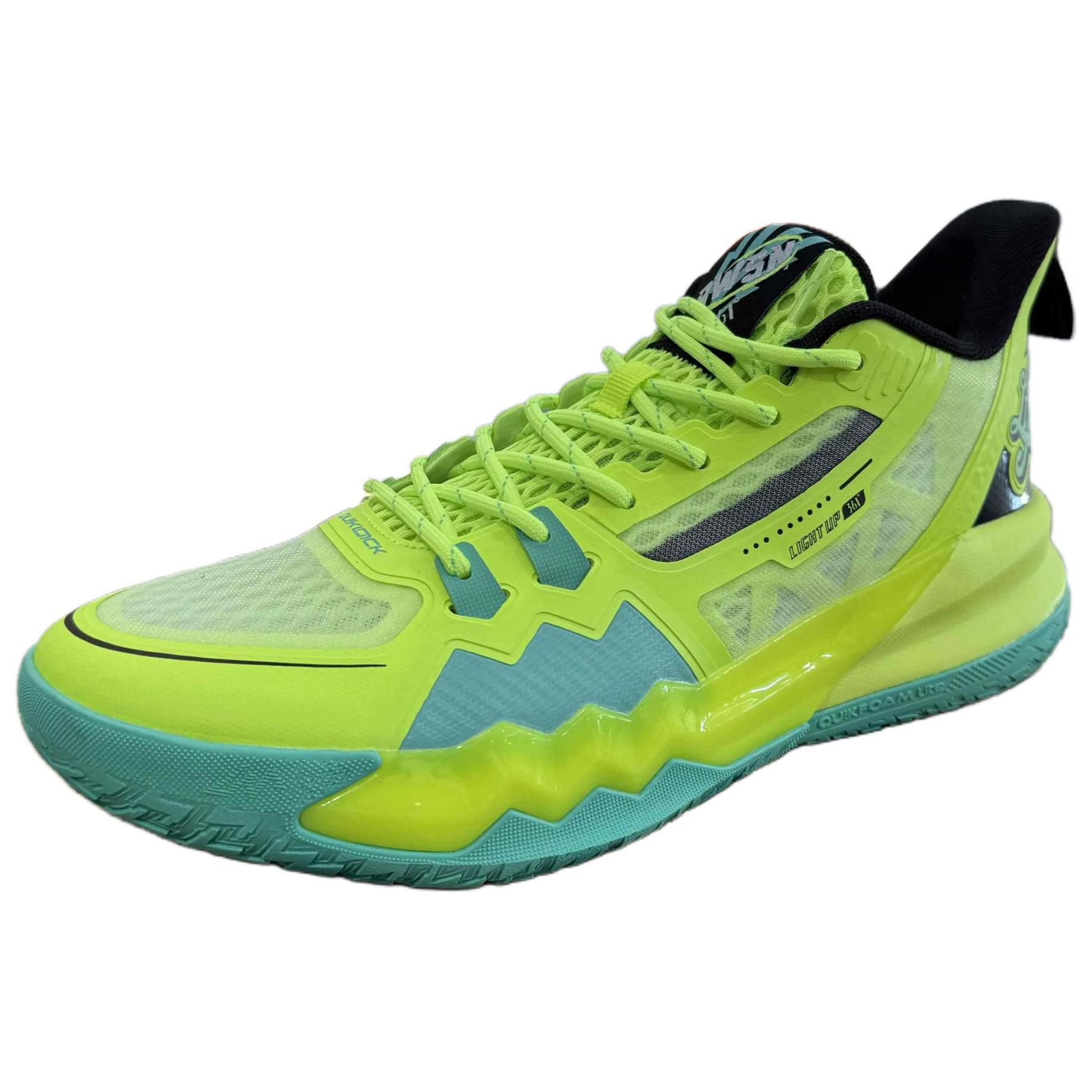 361° Cushioning, Wear Resistant Low top Basketball Shoes Men’s Green
