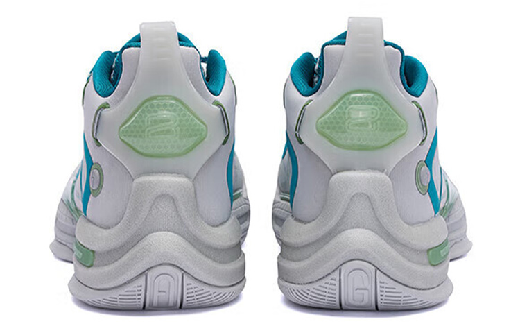 361° AG 2 Basketball Shoes Men’s Low Top Gray/Green