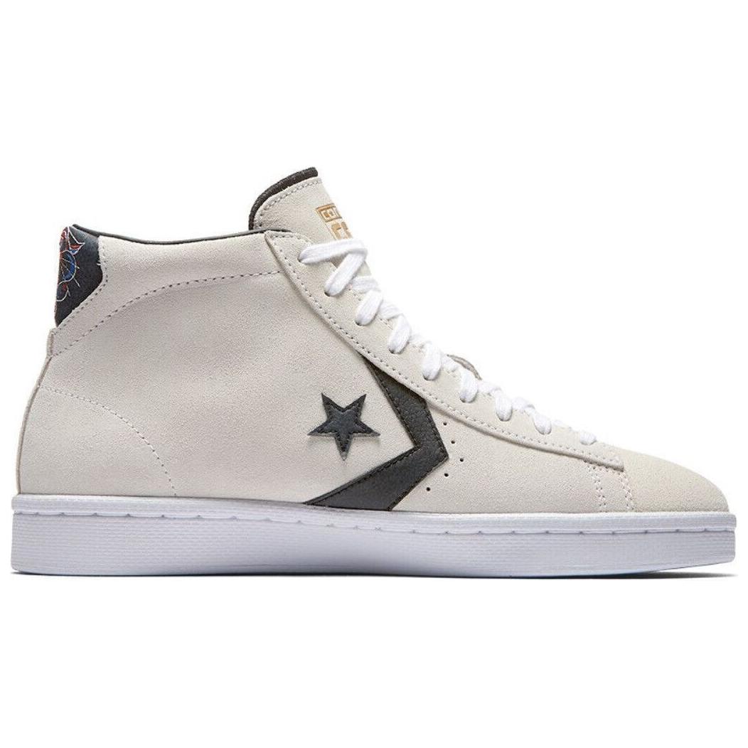 Кеды Converse Cons Pro Leather Hi (серая) — фото 2