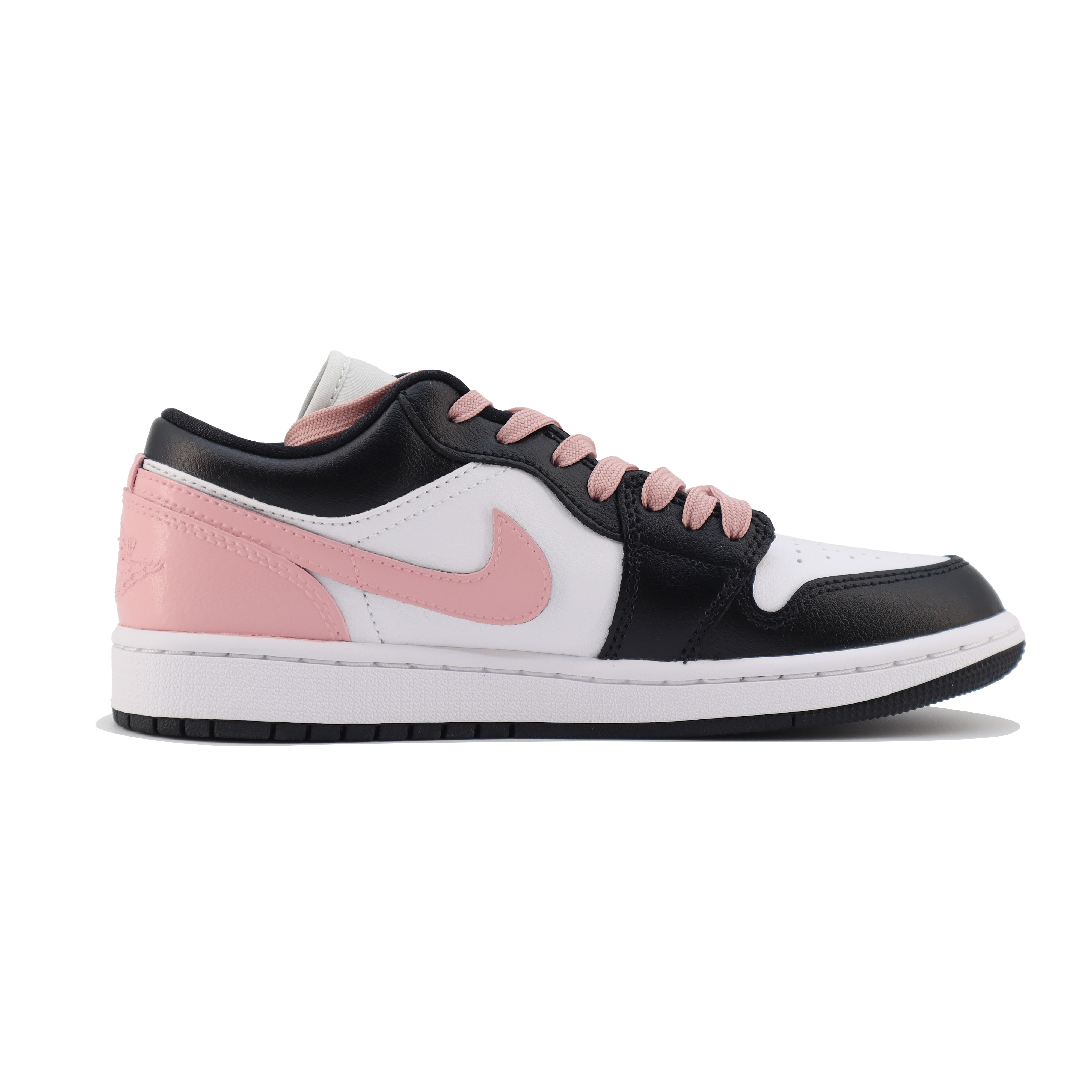 Jordan Air Jordan 1 Slip Resistant Abrasion Resistant Low top Vintage Basketball Shoes Unisex Pink