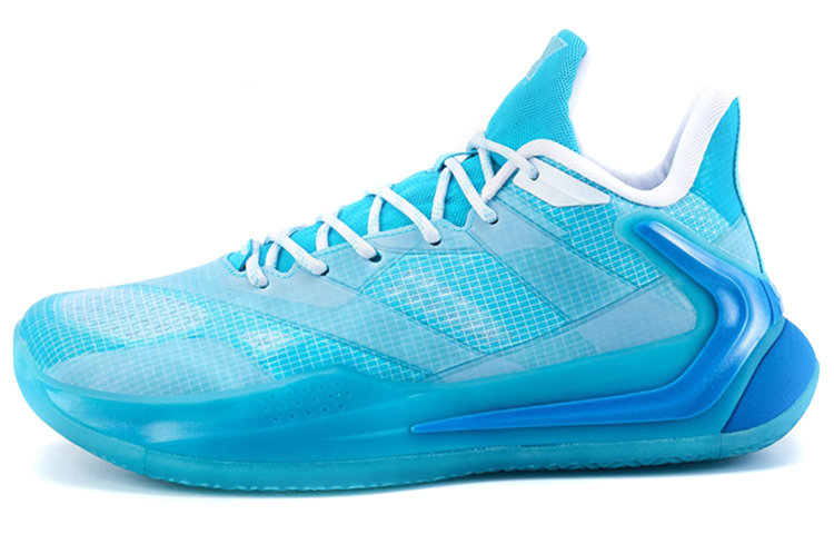 XTEP Basketball Shoes Men’s Low Top New White/Sky Blue